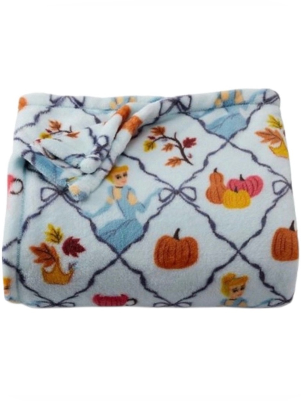 Disney’s “Cinderella” Fall Oversized Supersoft Printed Plush Throw Blanket NWT